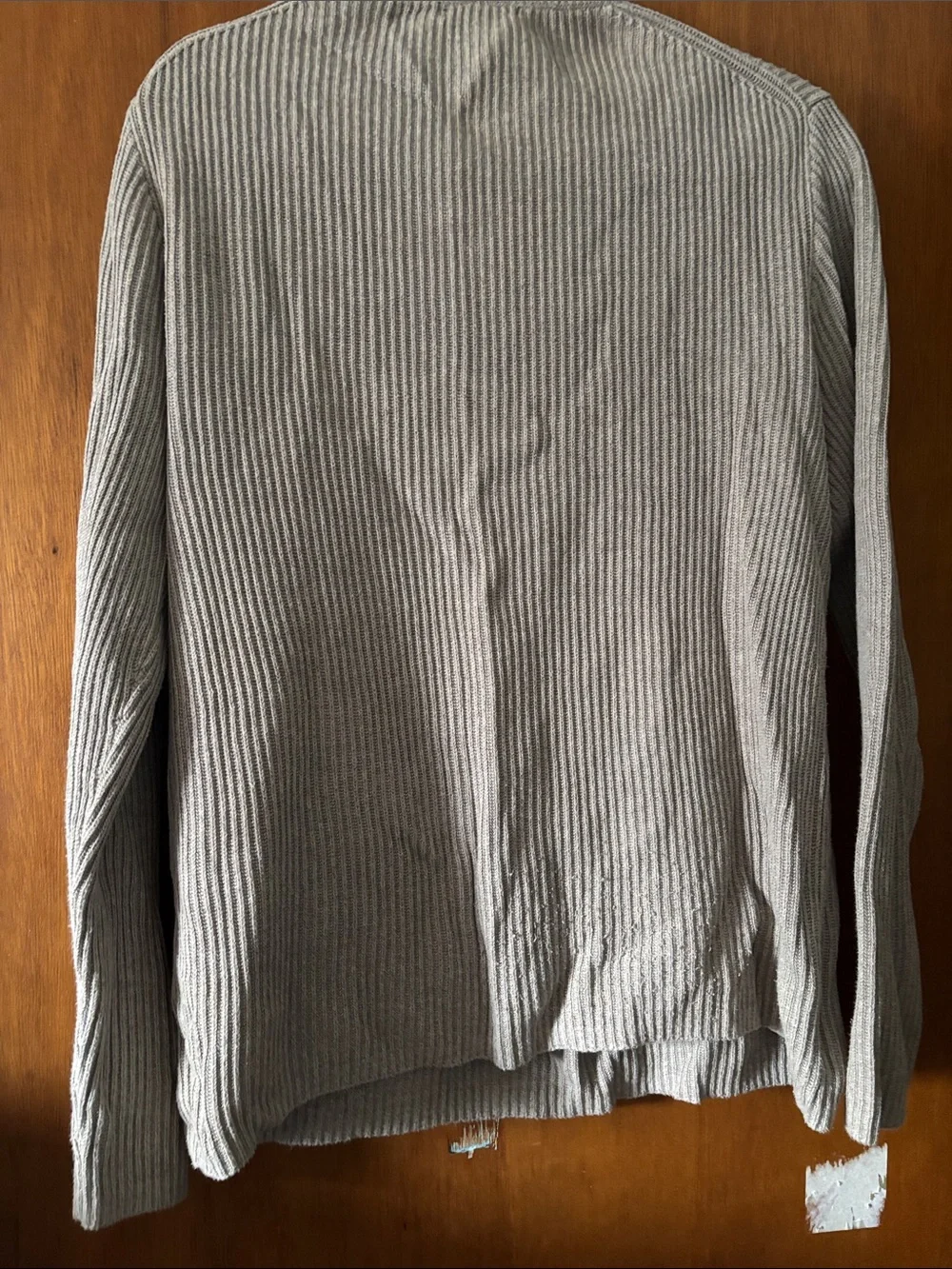 GAP Men's Ribbed Crewneck Sweater - Heather Gray